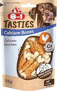 8in1 Tasties Calcium Bones - Chicken Breast Wrapped Small Bones 3oz product image