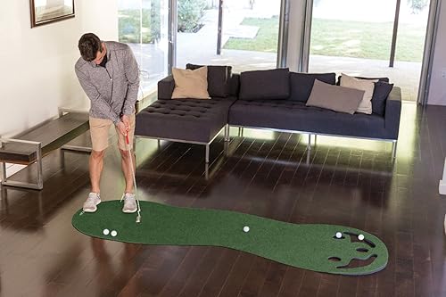 Miniatura 4 de SKLZ Putting Green: Perfect Your Golf Skills with Realistic Home Practice - Improve Your Putting Stroke, Lower Your Scores, and Enjoy Convenient