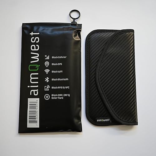 Miniatura 5 de Faraday Shield - Funda de fibra de carbono de 8 x 4 pulgadas para bloqueo de EMP, RFID y señales, máxima privacidad y seguridad