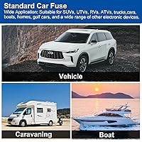 Vista 5 de Baomain ATC-4 Fusibles de cuchilla ATO/ATC 4 Amp de acción rápida automotriz - Paquete de 25