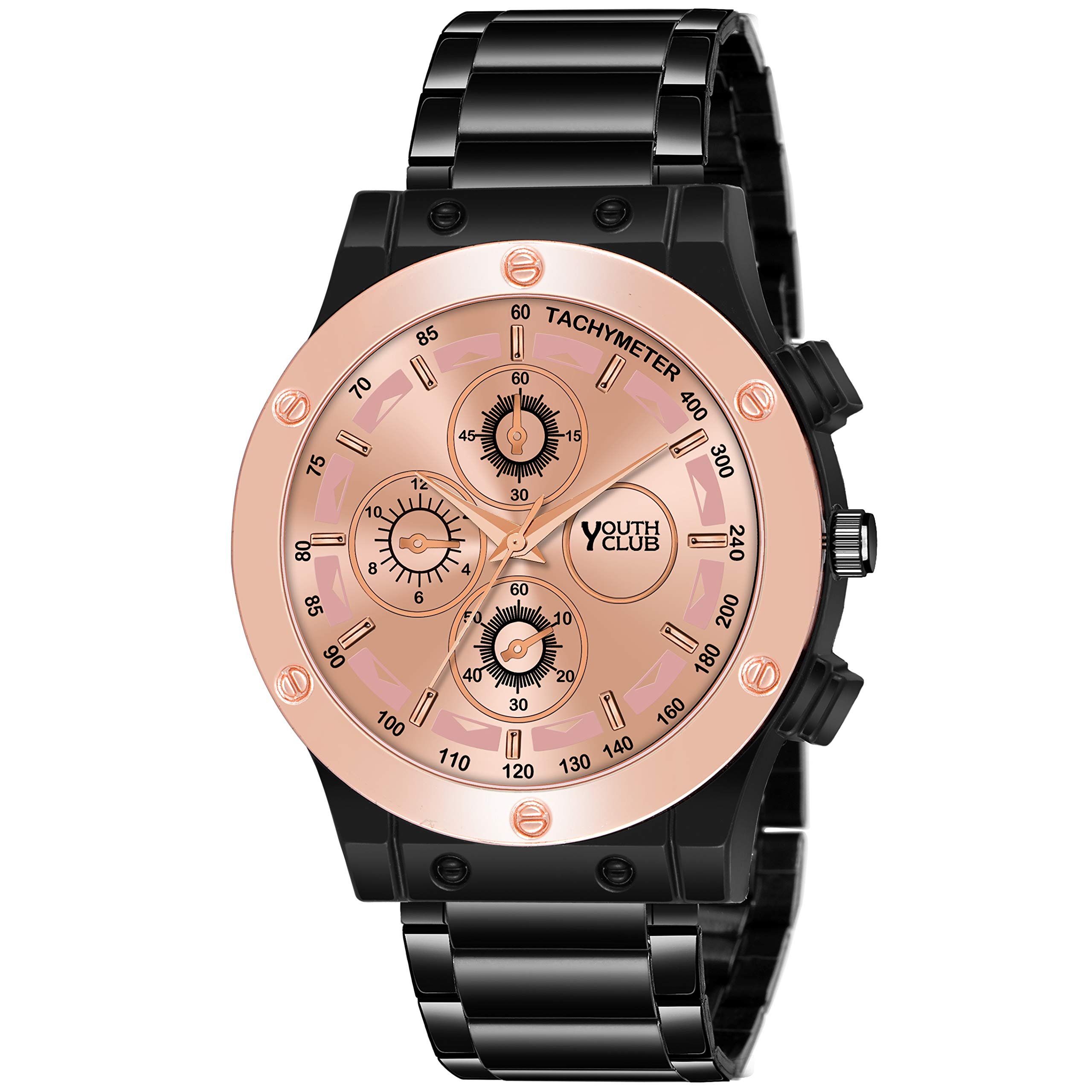 YOUTH CLUB Analogue Mens Watch(Silver Dial Silver Colored Strap) (B08T9HNL1R) Amazon Price History, Amazon Price Tracker