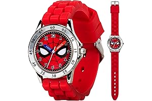 Spider-Man Time Teacher Watch for Boys Ages 3-5