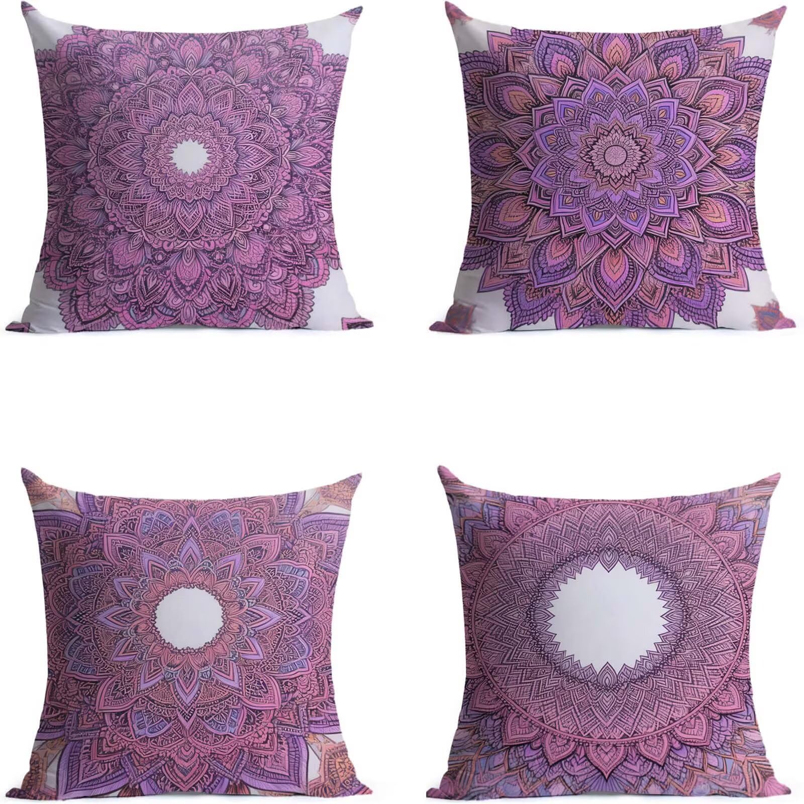 4 Pack Kopfkissenbezug Flower Shape Outdoor 55x55cm Kissenbezug THDZ-2751
