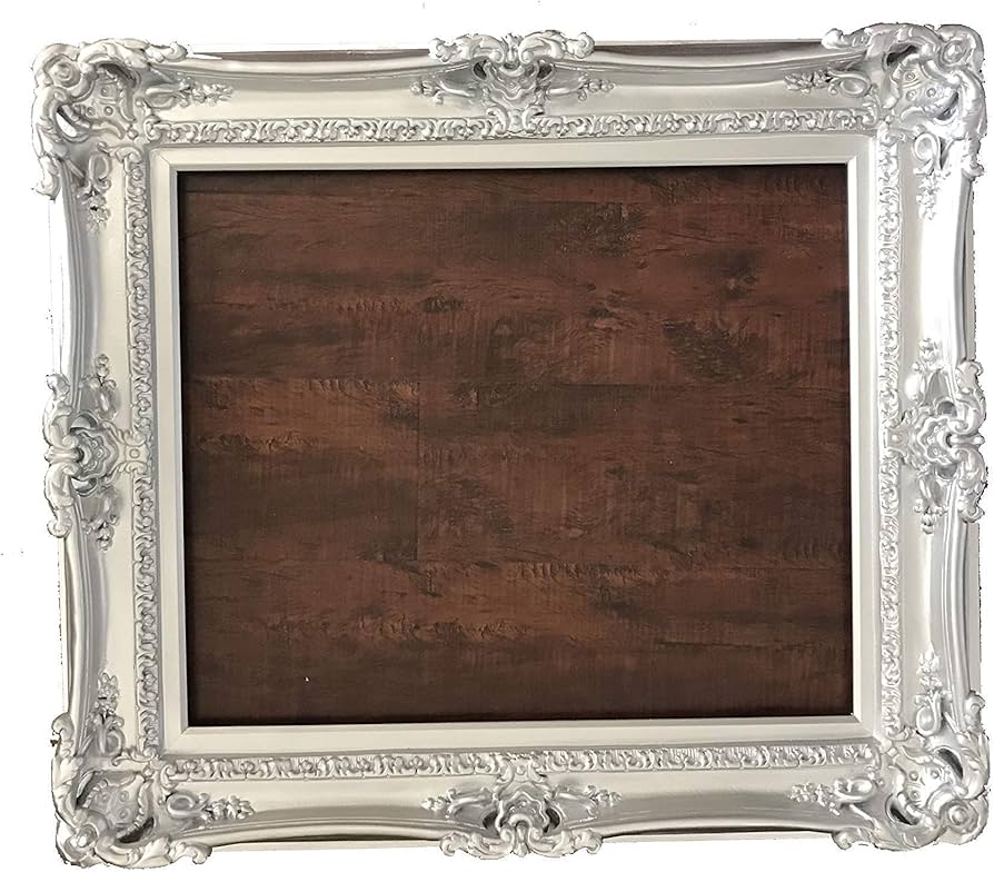 Amazon.com: 20x24 Silver Ornate Frames, Shabby Chic Frame for