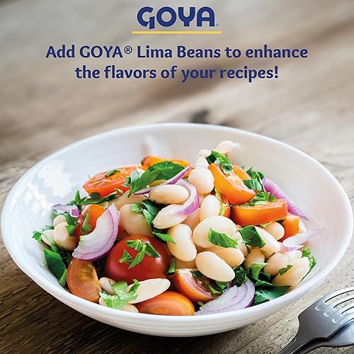 Miniatura 5 de Frijoles Lima grandes de Goya, habas de mantequilla, frijoles secos enteros, frijoles gigantes, ricos en fibra, nutritivos y versátiles, bolsa de 16