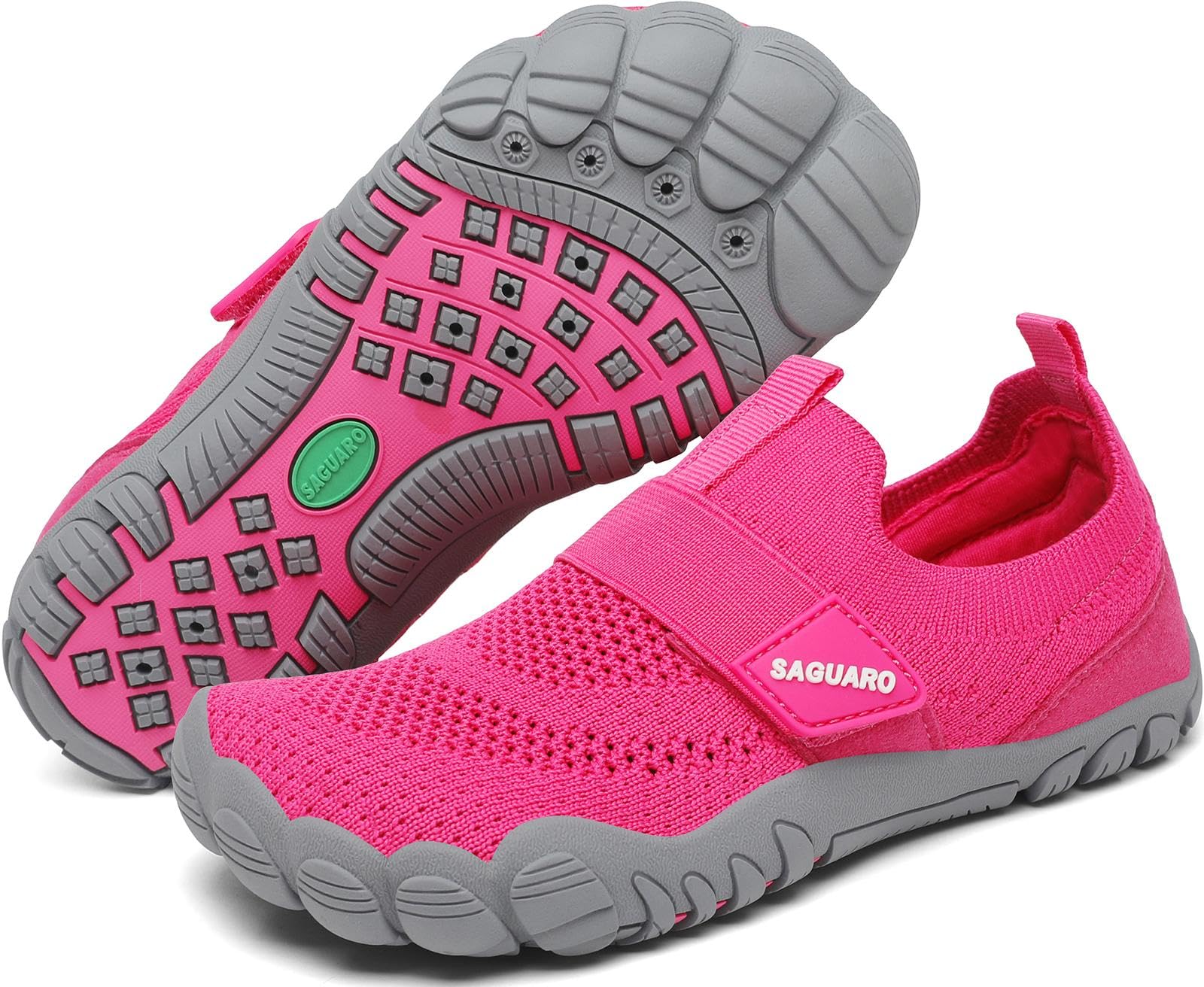 SAGUARO Escarpines Niño Niña Zapatillas de Agua Respirable Zapatos Agua Antideslizante Zapatillas Playa Escarpines Piscina Calzado para Natacion Surf Acuaticas,Gr 24-36 EU