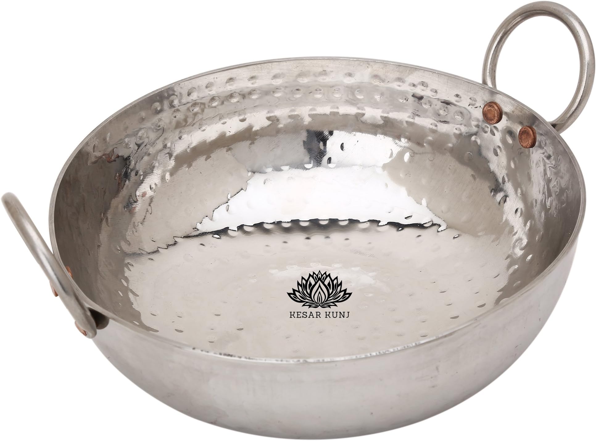 Sandwich Bottom Heavy Guage Stainless Steel Kadhai Cookware, 1500 ML, 10 No.