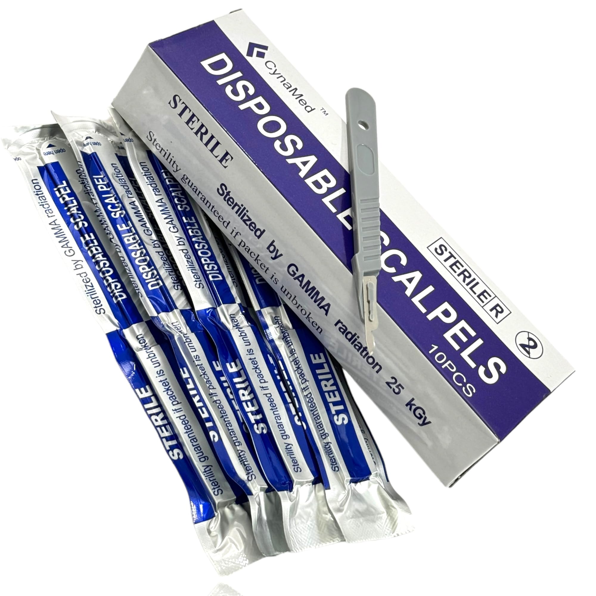 Disposable Sterile Scalpels (10 Pack) - Size #10 High Carbon Steel Blades with Plastic Handle for Dermaplaning, Crafts, Podiatry, Wood Model Making, Mycology, Plant Cutting,Dissecting & More (#23) — Amazon image 15
