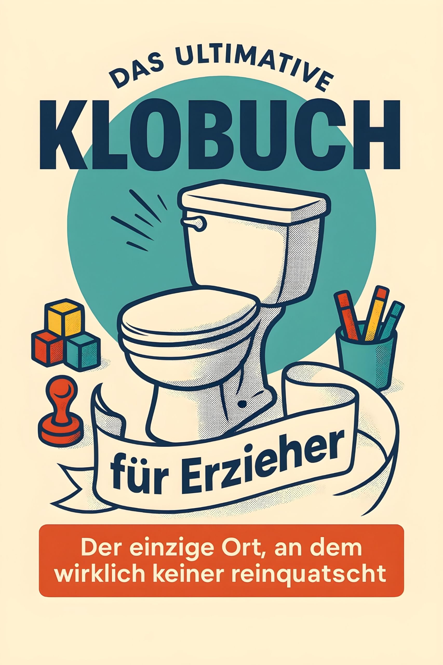Das ultimative Klobuch für Erzieher: Der einzige Ort, an dem wirklich keiner reinquatscht. Lustiges Geschenk mit Lifehacks, Fun Facts und Geschichten