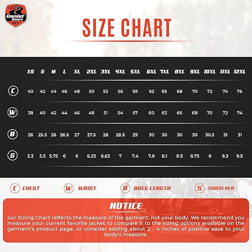 Miniatura 6 de Daniel Smart - Chaleco de mezclilla para hombre, cuello redondo, para motocicleta, con bolsillos interiores y cremallera oculta