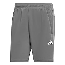 adidas Uomo Train Essentials all Set Training Shorts, Grey Five, White, 3XL