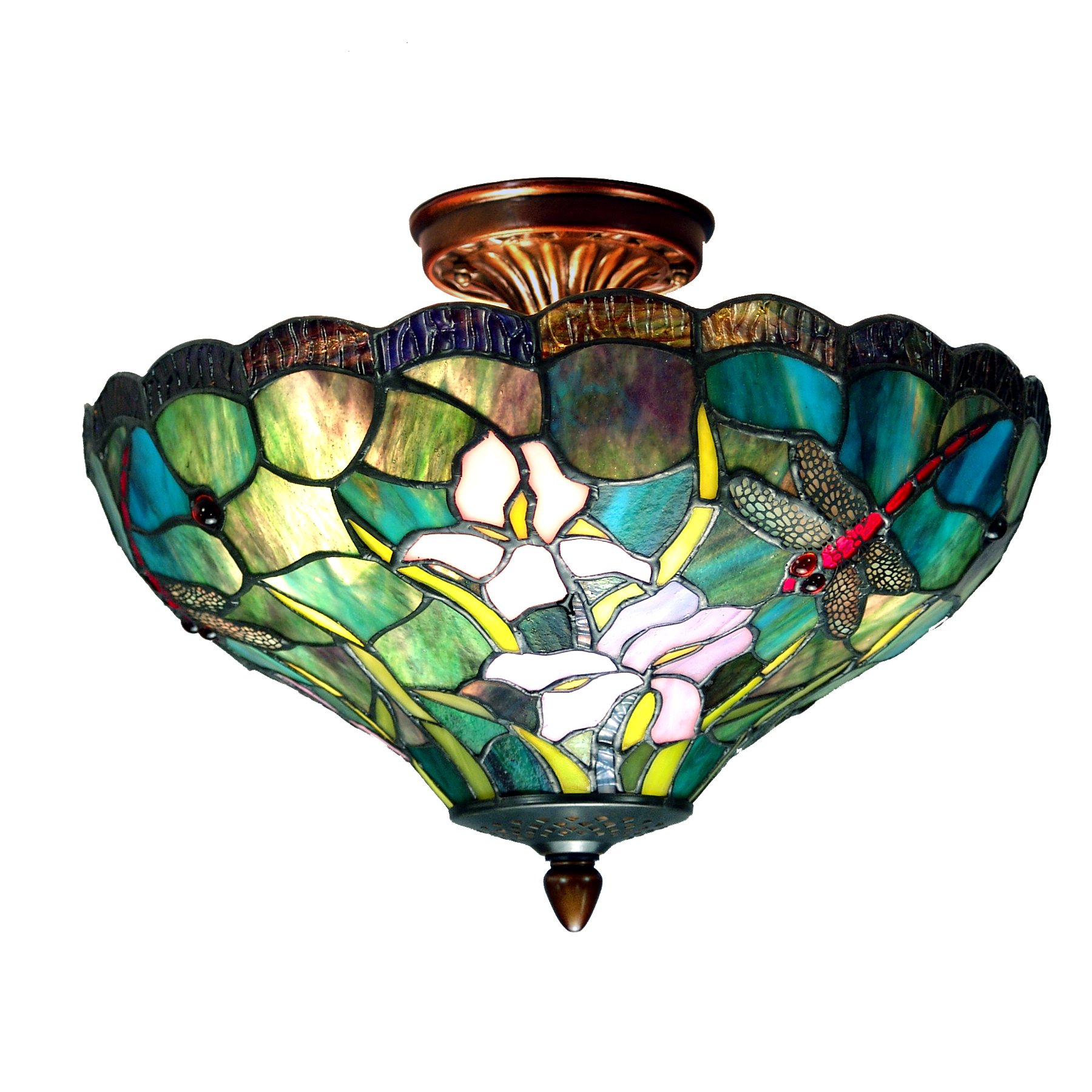 Dale Tiffany Savannah Flush-Mount Light
