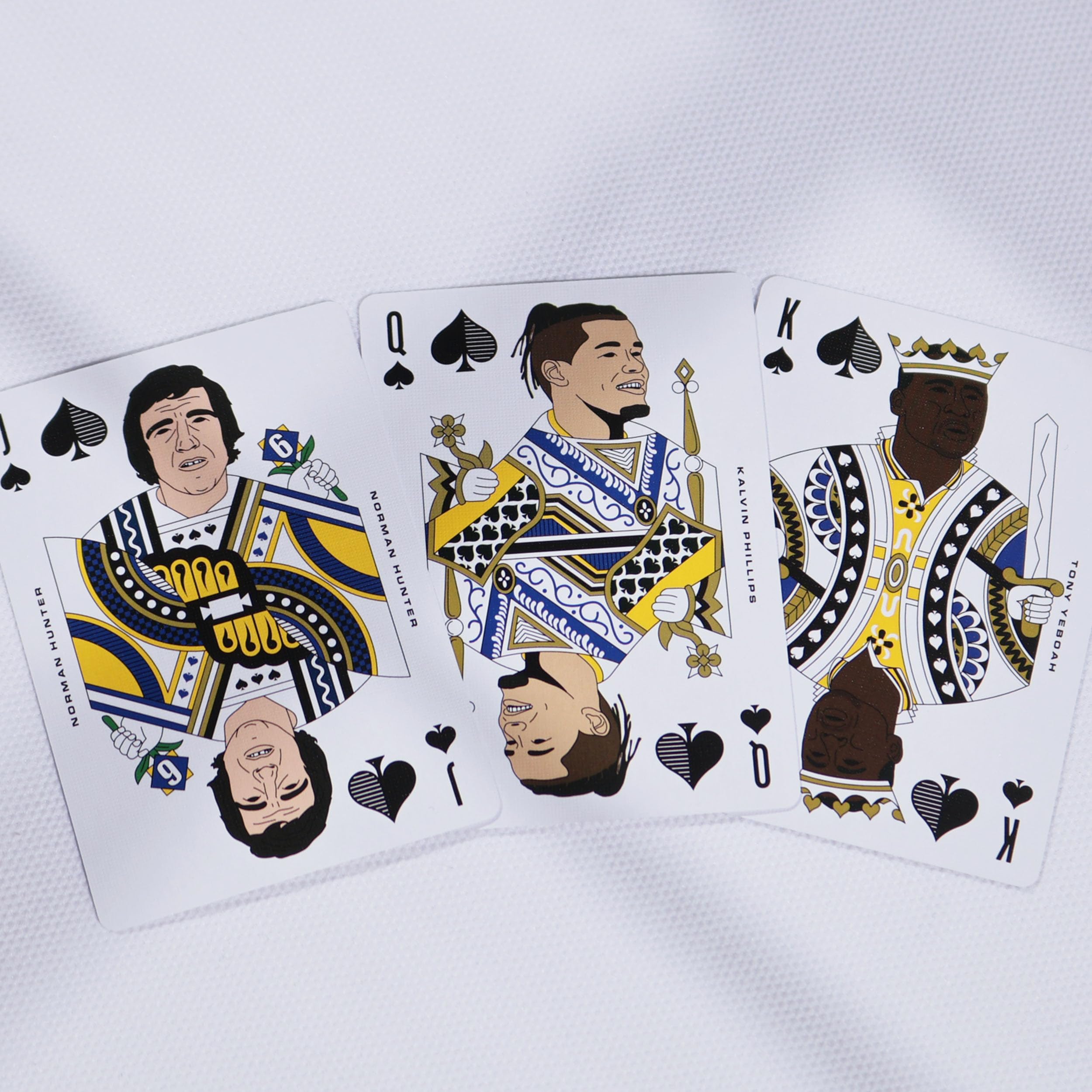Boot & Ball Leeds Playing Cards, Blue, 8.8 cm x 6.3 cm - Image 4