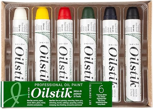 Jack Richeson 121302 Shiva - Pintura al óleo, colores básicos, juego de 6