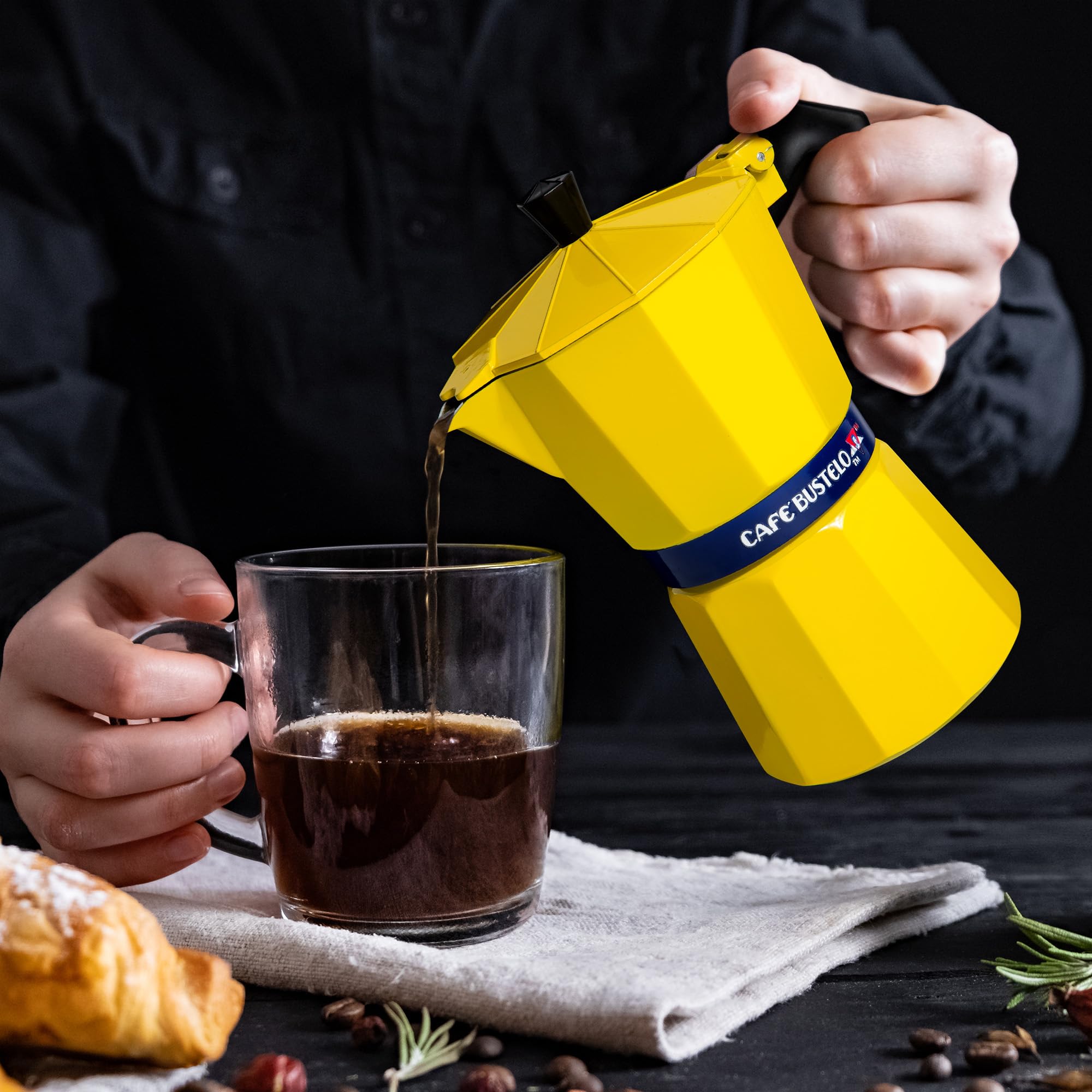 Amazon.com: LORD'S ROCKS Café Bustelo Stovetop Espresso Maker