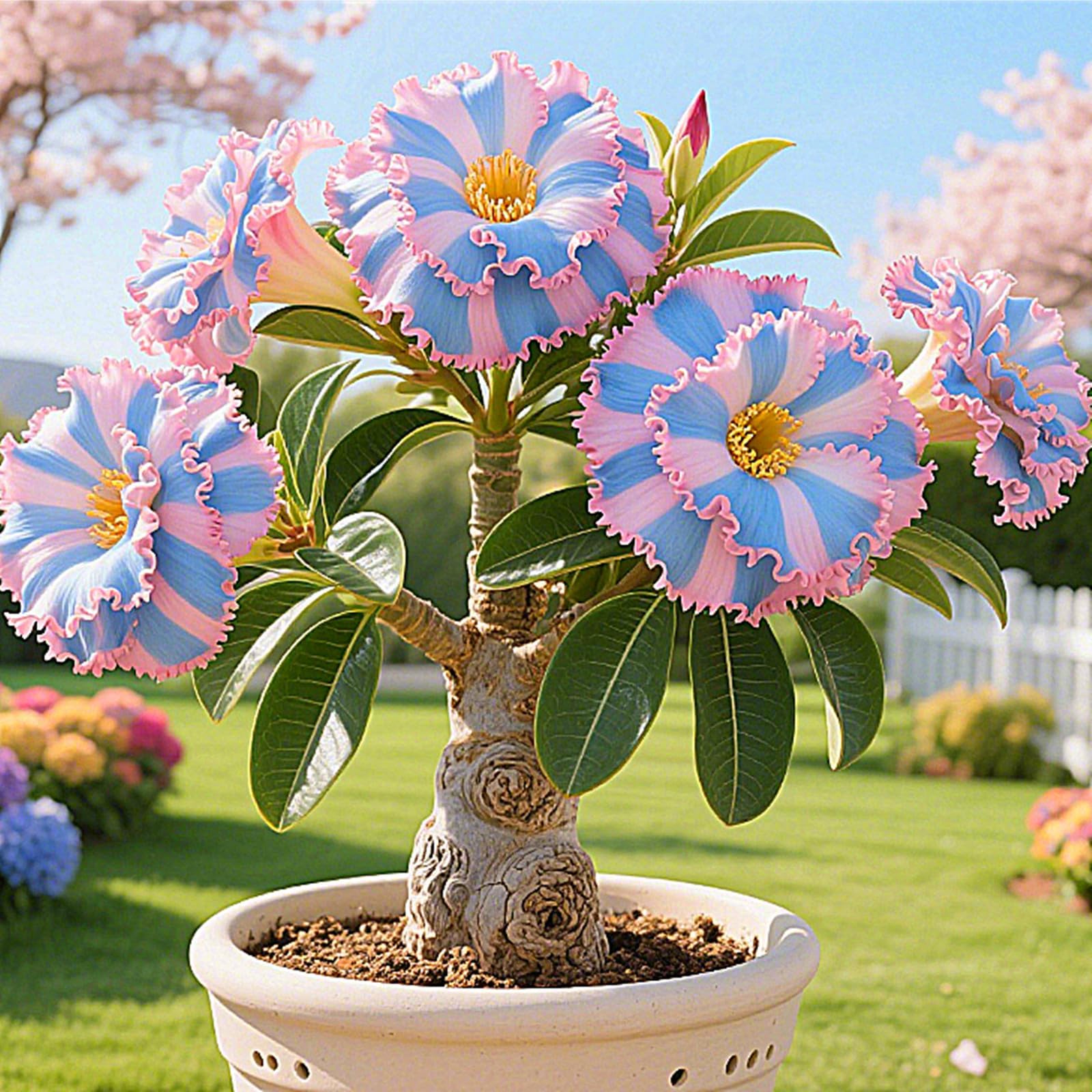 Bulbi di rosa del deserto Sani e Perfetti per Casa e Giardino-4 tubero-A