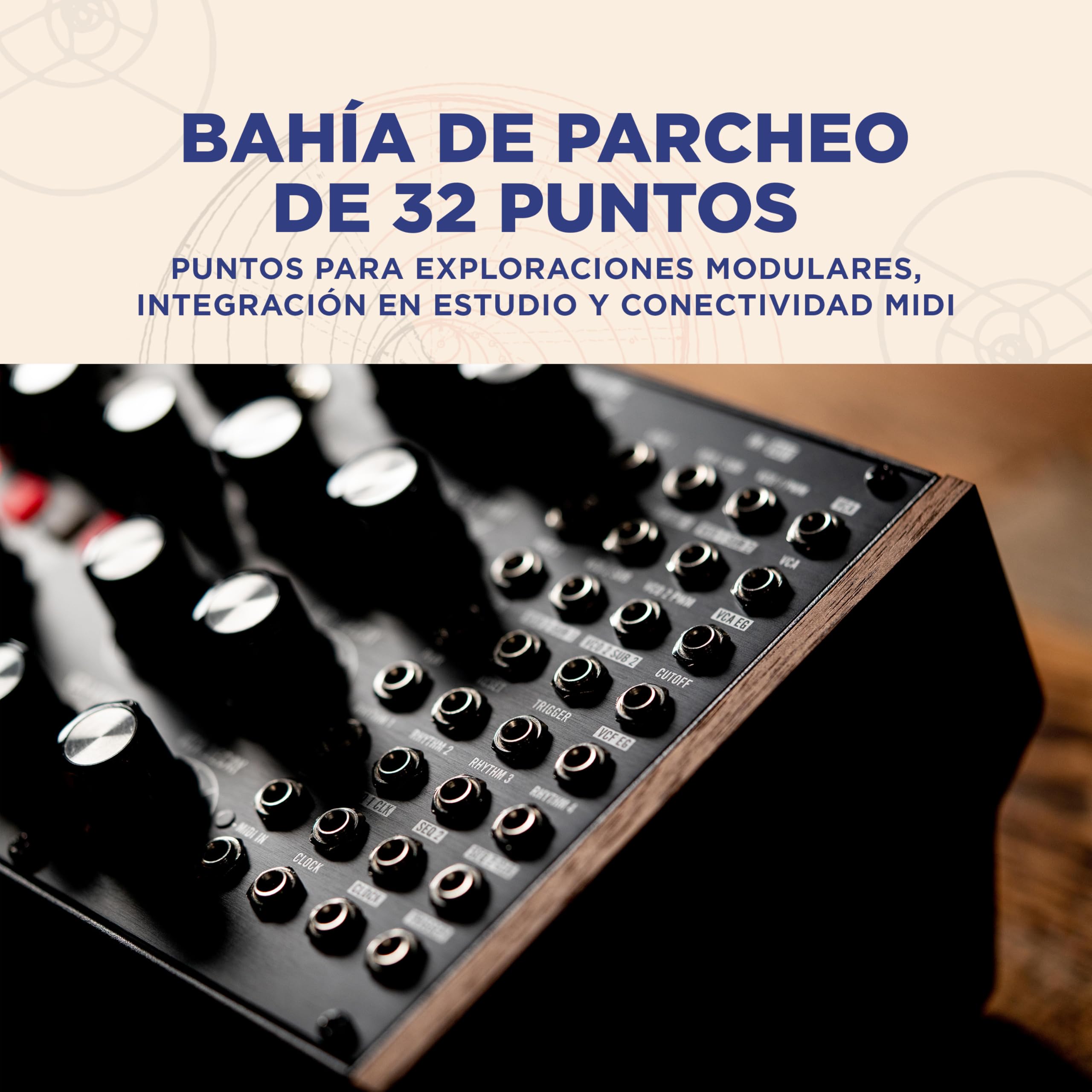 MOOG Subharmonicon - Sintetizador Polirrítmico Analógico Semimodular con Secuenciador Dual, MIDI y Bahía de Parcheo
