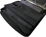 Five Star Zipper Binder, 2-Inch Capacity, 3 D-Rings, Exterior Zippered Pockets, Interior Mesh Pouch, Easy Grip Spine, Black Cover (66352)