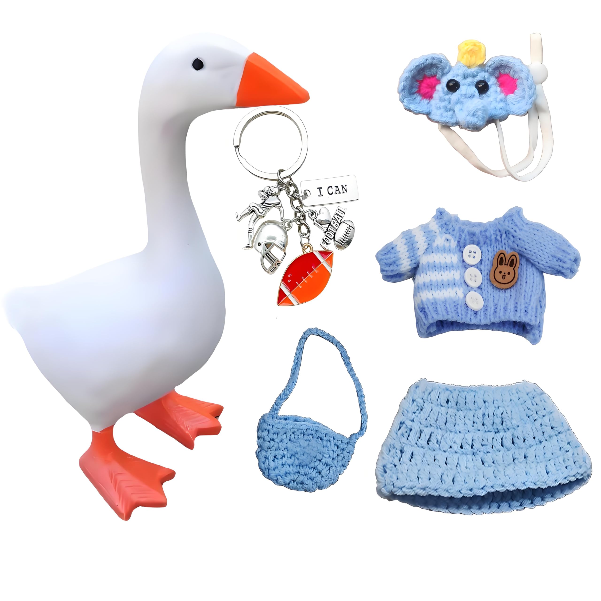 50% Off Mini Porch Goose with Outfits in Home Decor