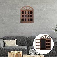 Vista 3 de VOSAREA Colgante de pizarra de madera para ventana, multifuncional, letrero de pizarra reutilizable