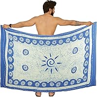 Vista 1 de LA LEELA Sarong Bath Hawaiian Pareo Wraps para hombre