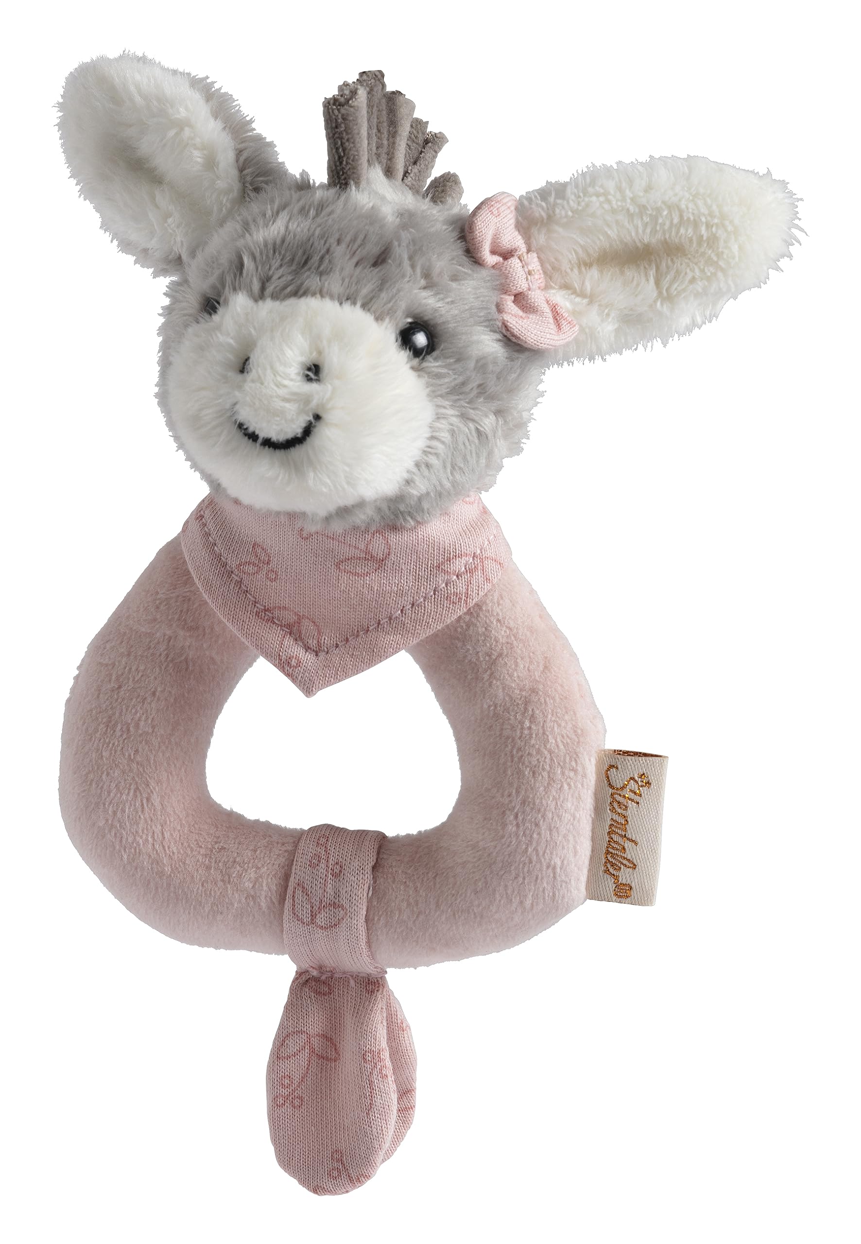 Hochet eléphant en velours Sauthon | La Redoute