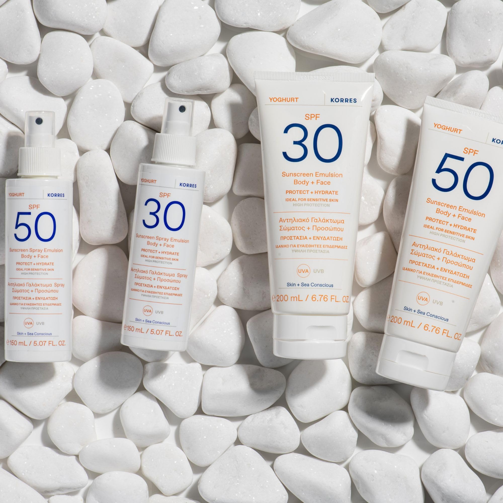 KORRES Yoghurt Sunscreen Emulsion Body + Face SPF 30 200ml, 200 ml (Pack of 1) - Image 3
