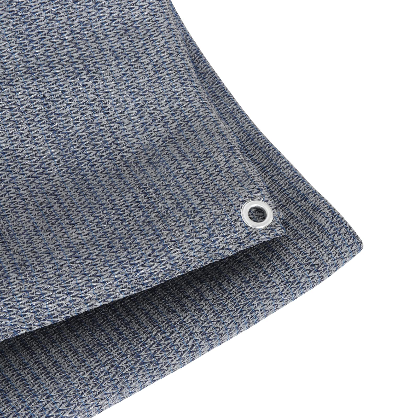 Laneetal Telo per Tenda Campeggio, Coperta da Picnic Idrorepellente in HDPE, Stuoia da Campeggio per Veranda con 16 Picchetti e 1 Borsa di Trasporto, 300x400 cm, Grigio Blu