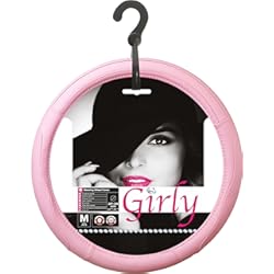 Funda De Silicona Para Volante Sumex FVP1210 Funda de Volante Universal, 37-39 cm, Color Rosa
