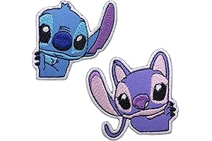 DIY Craft 2 PCS Pocket Stitch Iron On Patches for Clothing Embroidered...