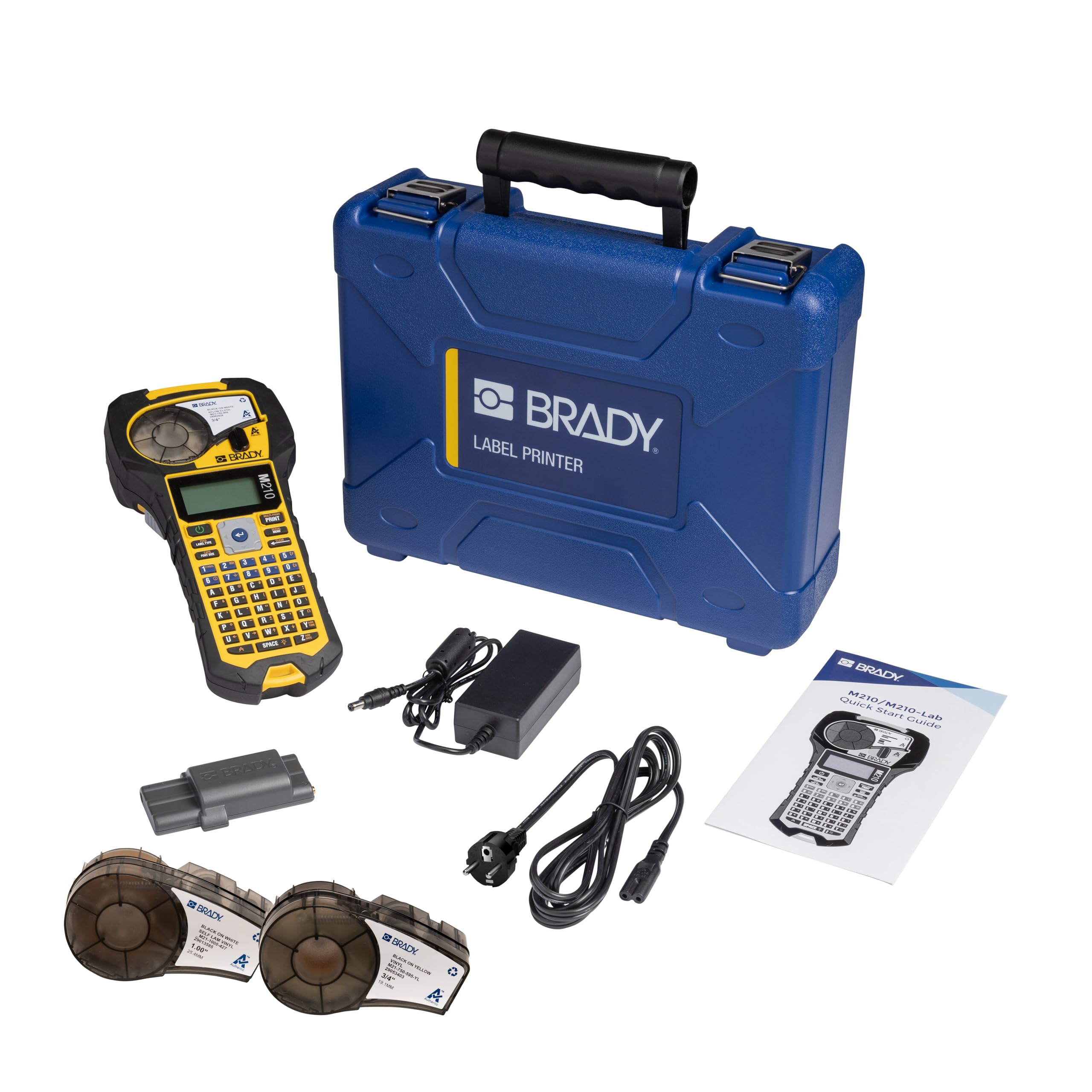 Brady, M210-Elec-KIT EU, Mobiles Beschriftungsgerät, Endlos- und Etikettendruck