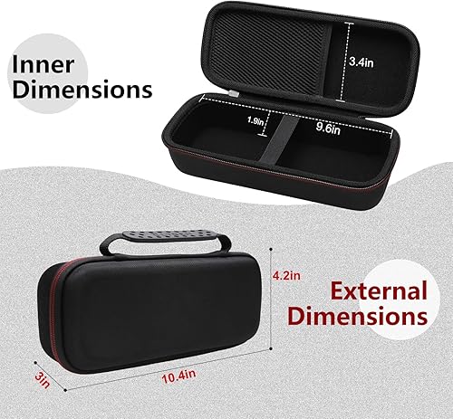 Miniatura 3 de LTGEM - Funda rígida de viaje para Soundcore Motion 300 y Bose SoundLink Flex Wireless Hi-Res Altavoz portátil - Funda protectora de transporte