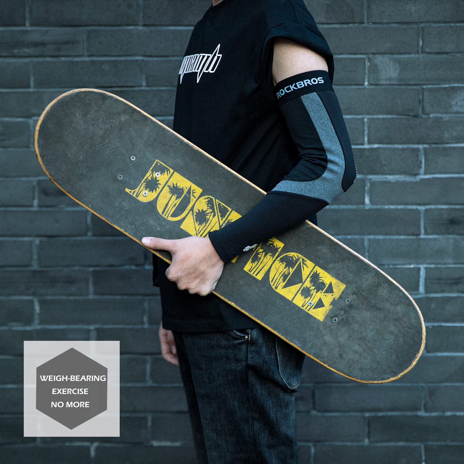 ROCKBROS Mangas Brazo/Perneras Térmicos de Invierno, Calentadores para Brazos y Piernas Antideslizantes para Ciclismo Bicicleta Running Deportes, para Hombre y Mujer