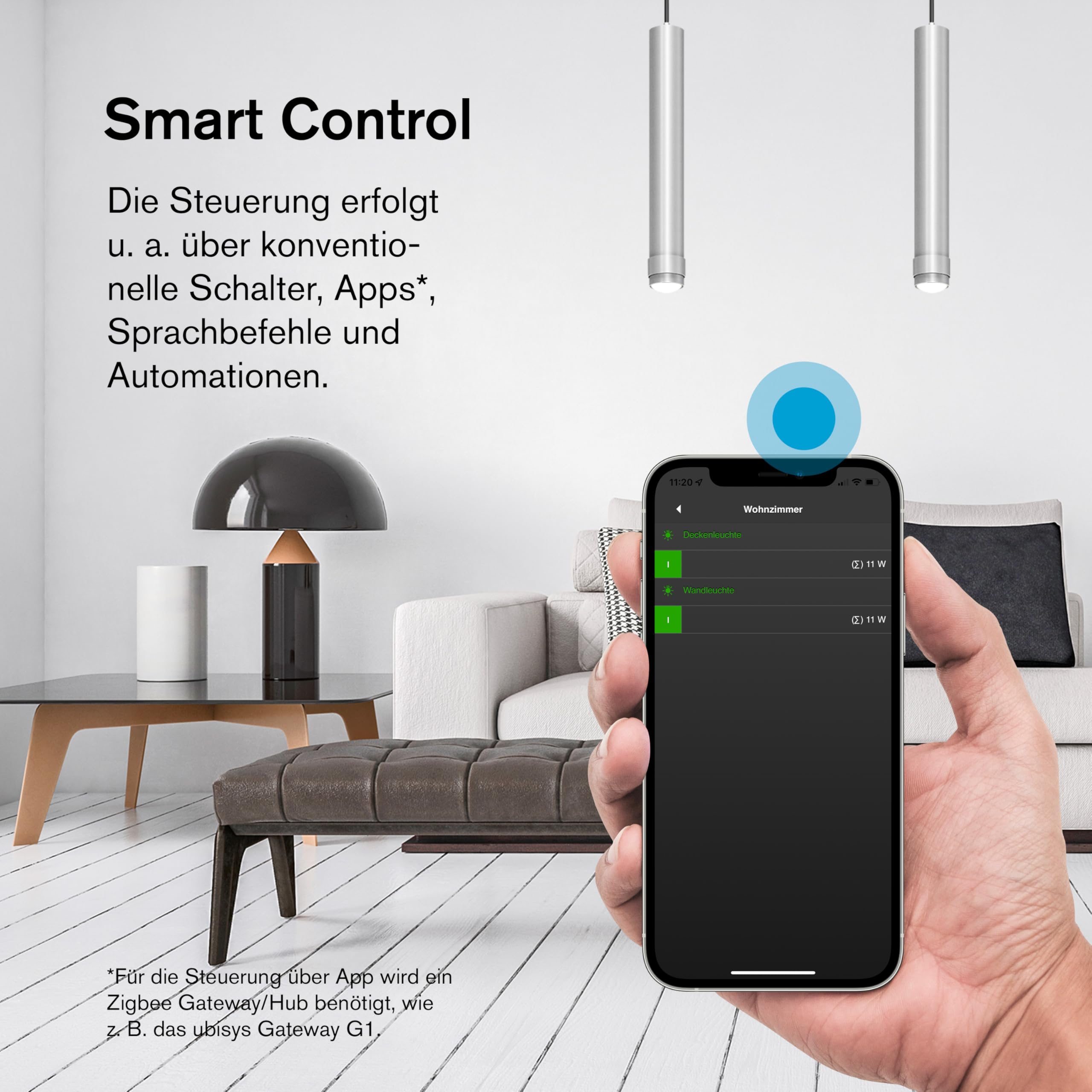 Erweiterungs-Set "Schalter-R 3" | 3x ubisys Zigbee/Bluetooth Schaltaktor S1-R (Series 2): Schaltet bis zu 16A | Zigbee Direct | Auch ohne Gateway steuerbar | Stromstossrelais | Sie sparen 14€.