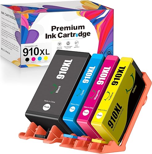 910XL - Cartuchos de tinta para impresoras HP Officejet Pro 8025 8020 8035 8025e 8028e 8028 8035e 8022 8030, paquete combinado de repuesto, paquete