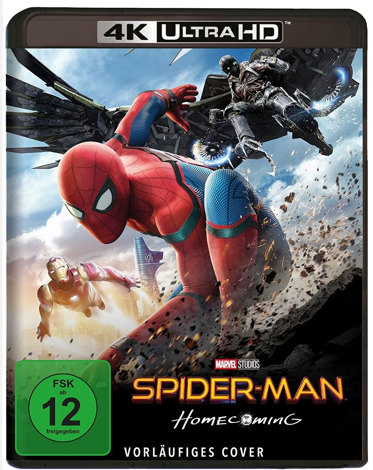 Spider-Man: Homecoming (4K Ultra HD) (+ Blu-ray) [2017] [Region A & B & C]