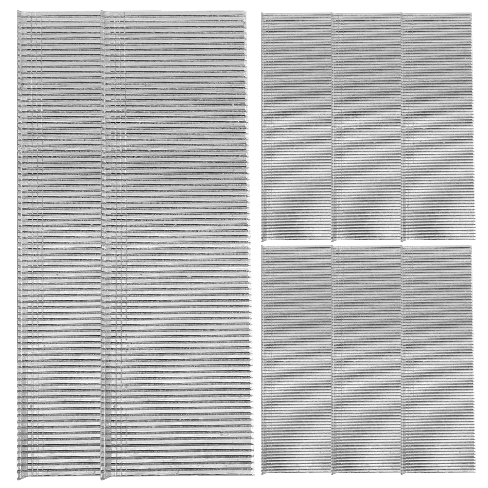 TIDTALEO 1360Pcs Stainless Steel Brad Nails for Woodworking Replacement Staples for Furniture Assembly Compatible with Stapler and Nailer for DIY Projects