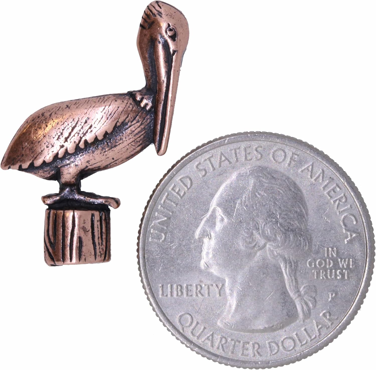 Jim Clift Design Pelican Copper Lapel Pin - Image 2