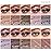 LUXAZA PRO Plum Eyeshadow Stick Makeup Set 10PCS, Neutral Shimmer And Matte Cream Eye Shadow Palette, Metallic Bronze Smoky Eyeliner Brightener Crayon Pencil Kit, Ideal Gift for Women -Lilac Brown