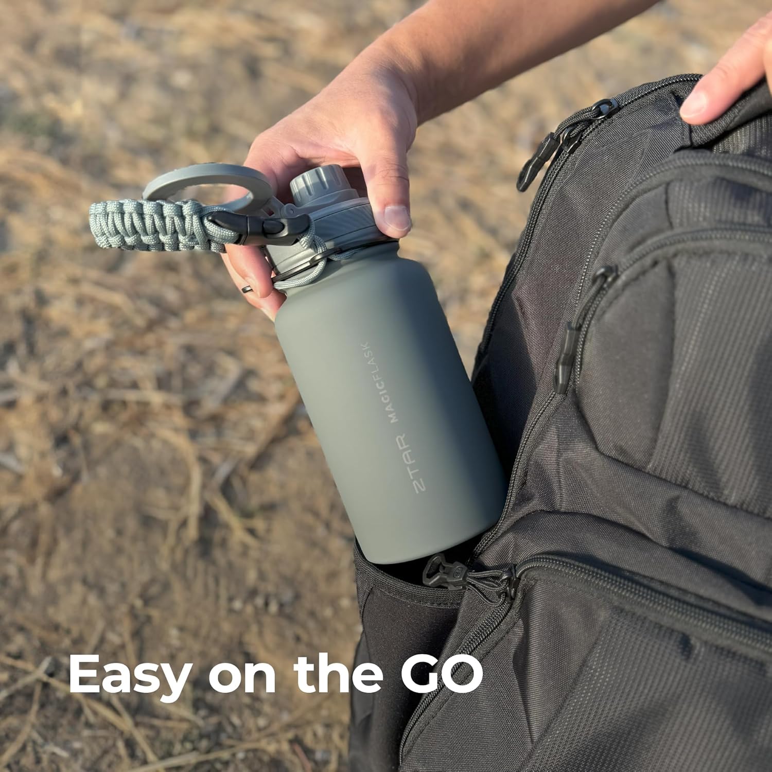 ZTAR Insulated Stainless Steel Water Bottle – Compatible with Magsafe usable as Tripod, Leak-Proof, Keeps Drinks cool or warm, For Travel, Gym, and Office, Ideal Gift for Women, Men & Kids, 32 oz - Image 7