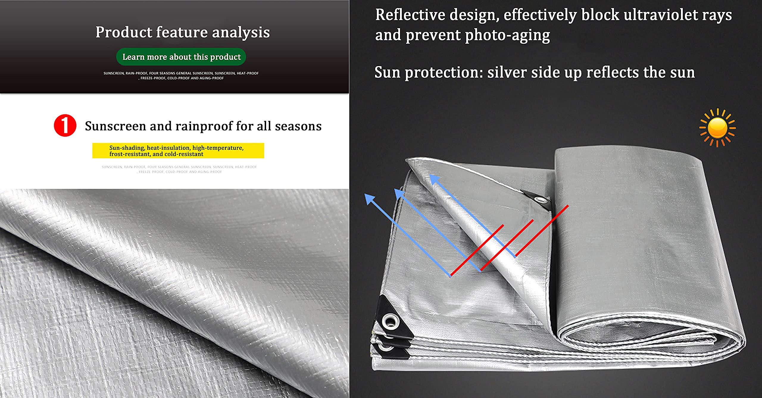 Telone Protettivo 250 G Con Maglie - Grigio - 6 X 4m | Leroy Merlin - Foto 8