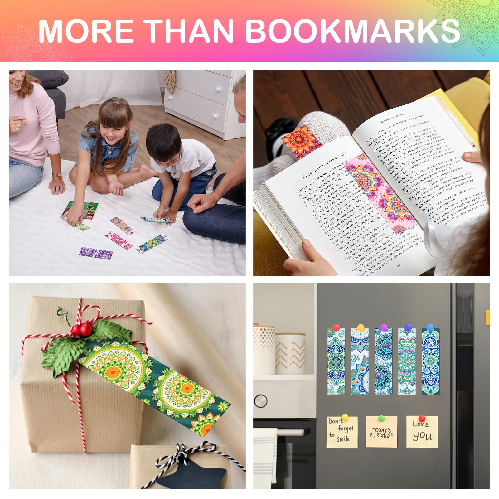 Segnalibri Fiori MWOOT - 30 Pezzi Colorati, Per Libri E Decorazione - Foto 11