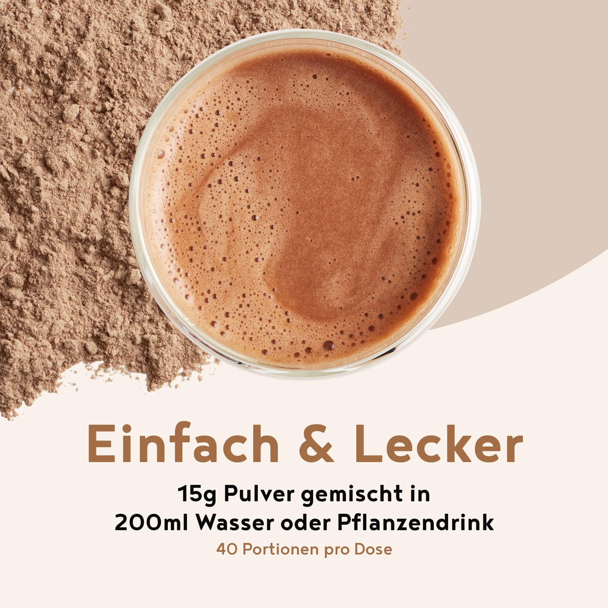 Veganes Proteinpulver | Schokolade | 30g Probierpäckchen Eiweißpulver | Produktprobe | Premiumqualität Protein | Made in Germany | Alpha Foods