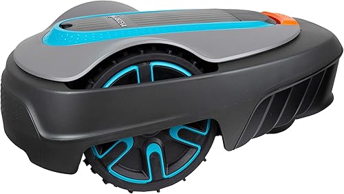 Vista 82 de GARDENA - Cortadora de césped Sileno Minimo 15201-20, robótica y automática, con aplicación Bluetooth y cable límite, silenciosa, para césped