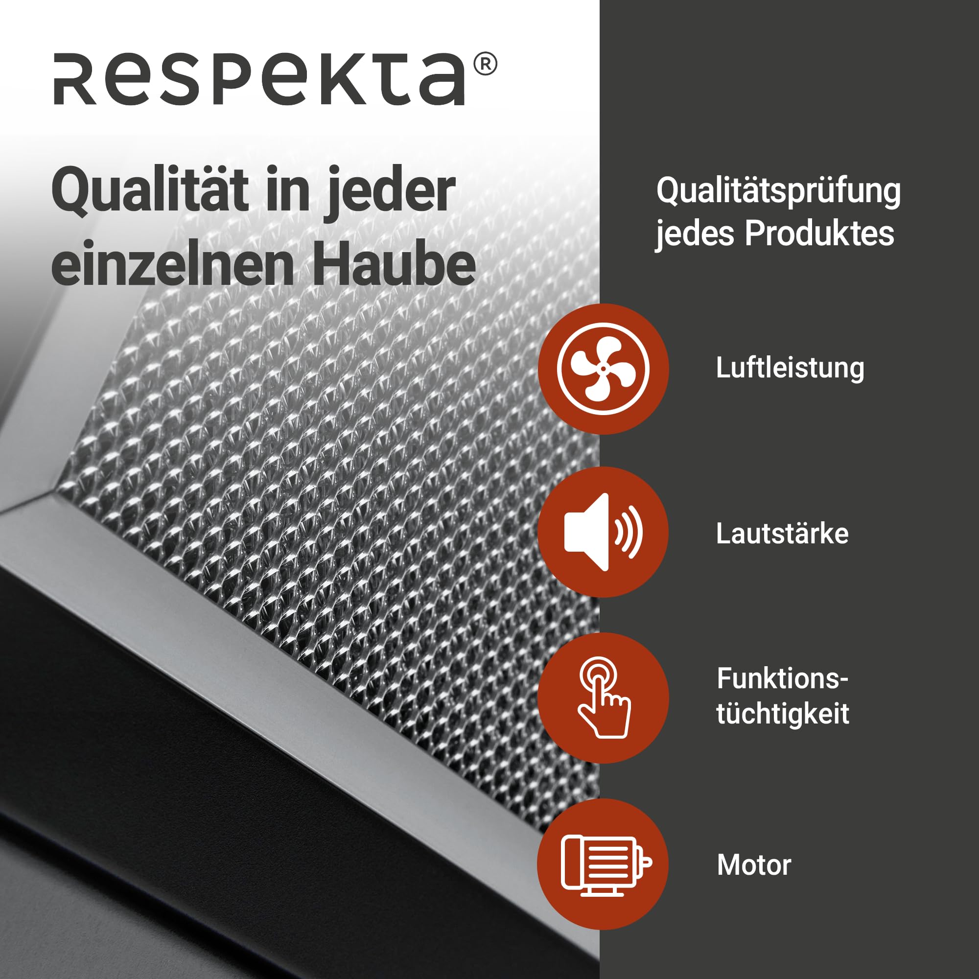 Respekta Okap skośny, 90 cm, CH89090S, czarny, klasa A++