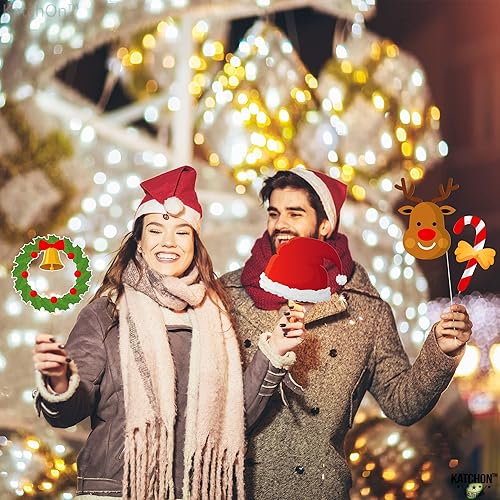 Miniatura 5 de KatchOn, Kit de accesorios para cabina de fotos de Navidad, grande, paquete de 36 | Accesorios de fotos de Navidad para fotografía | Accesorios de