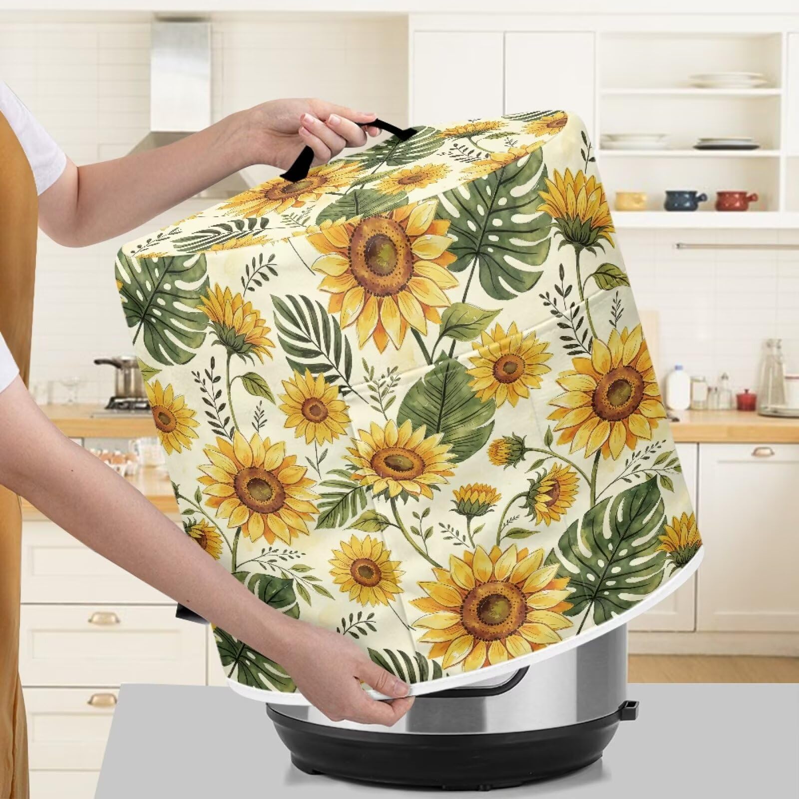 Sunflower Rice Cooker Cover Gorgeous Air Fryer Cover 3-Quart