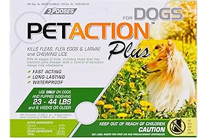 Pet Action Plus Flea & Tick Treatment: Your Dog's Trusted Protection, Now...