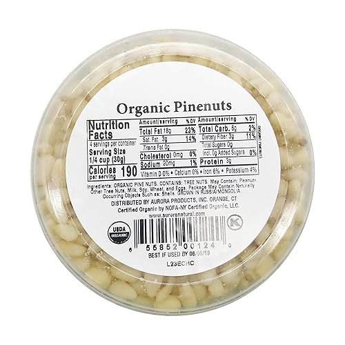 Miniatura 3 de Aurora Natural Productos piñones orgánicos 4 onzas