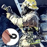 Vista 5 de Yingzhao 2 Pieces Firefighter Glove Clip for Work Safety Glove Holder Strap Belt Clip for Work Firefighter Rescue